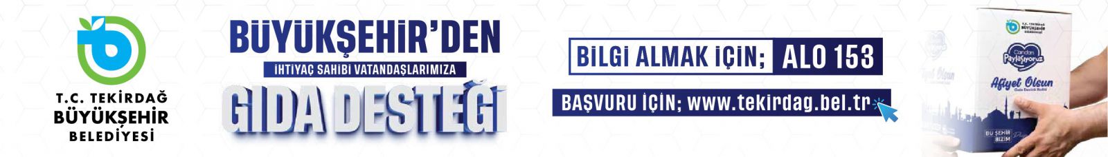GIDA DESTEĞİ İLANI
